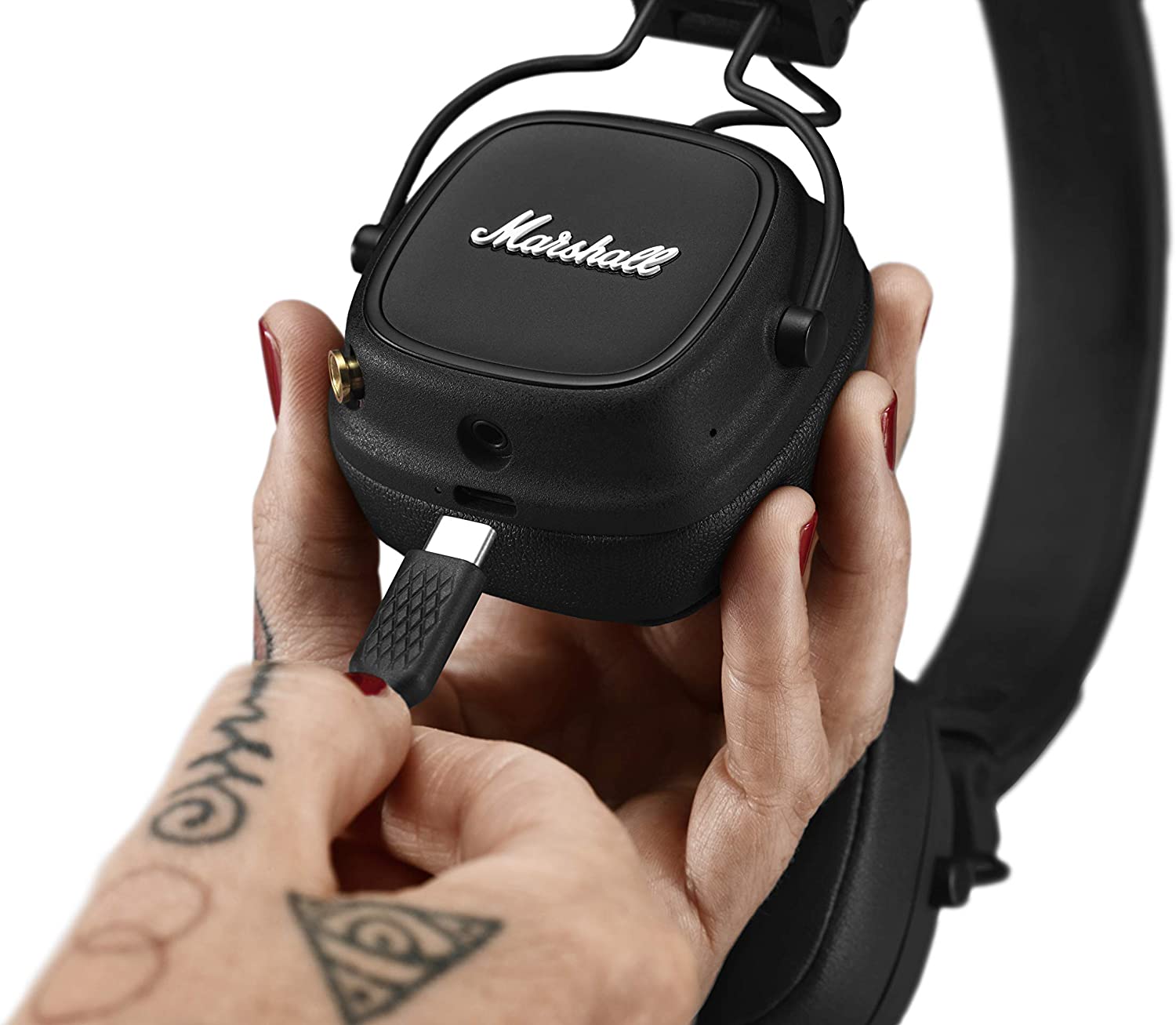 Marshall Major IV On Ear Bluetooth Headphone Tech Games n Lights