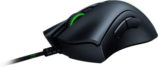 Razer DeathAdder V2 Gaming Mouse: 20K DPI Optical Sensor - Fastest Gaming  Mouse Switch - Chroma RGB Lighting - 8 Programmable Buttons - Rubberized