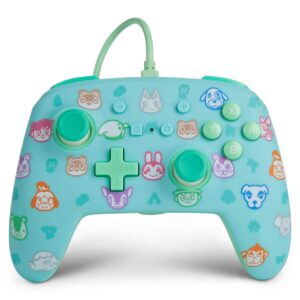 PowerA Enhanced Wired Controller for Nintendo Switch - Animal Crossing, Gamepad, Wired Video Game Controller