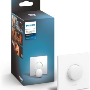 Philips Hue Smart Button Smart Switch Lighting Accessory. Wireless Control of Home Lights, Livingroom, Bedroom