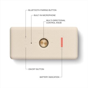 Marshall Emberton III Portable Wireless Bluetooth Speakers Pairable IP67 Water Resistant,32+Hours Playtime Fast Charging