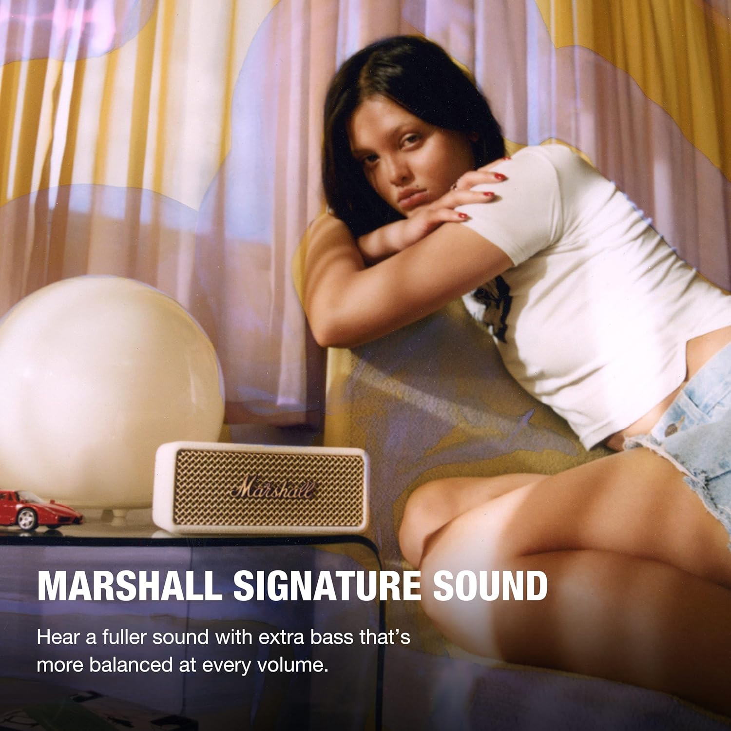 Marshall Emberton III Portable Wireless Bluetooth Speakers Pairable IP67 Water Resistant,32+Hours Playtime Fast Charging