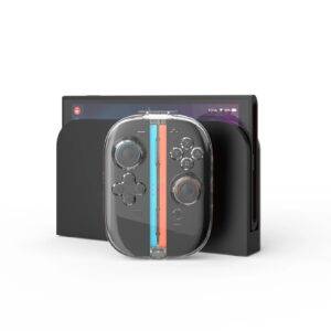 Nintendo Switch 2 Joy-Con Storage Case Transparent Hard Shell Protective Cover with Game Cards Storage